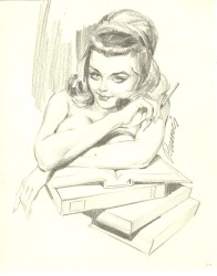 Originalzeichnung Erotische Pin-ups (Bild 080)