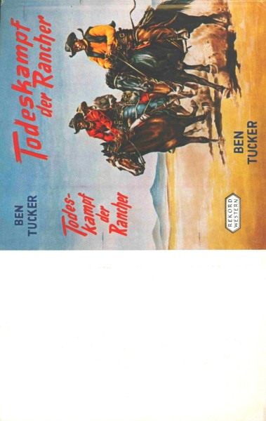 Tucker, Ben Leihbuch SU Todeskampf der Rancher (Rekord) nur Schutzumschlag