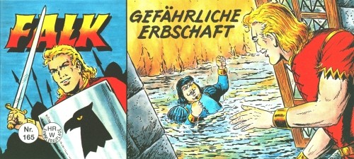 Falk (Hethke, picc.) 0,20 / 0,30 DM Nr. 165 Variante Bingo im Wasser