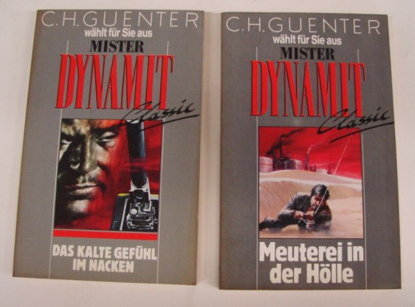 Mister Dynamit Taschenbuch (Pabel, Tb.) Classic (grau) Nr. 1-19 kpl. (Z1-)