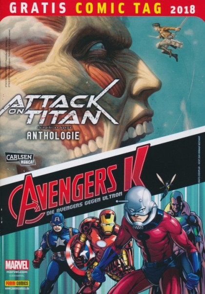 Gratis-Comic-Tag 2018: Attack on Titans - Avengers K