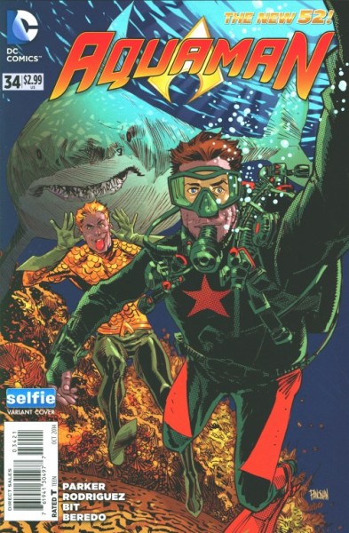 Aquaman (2011) Selfie Variant Cover 34