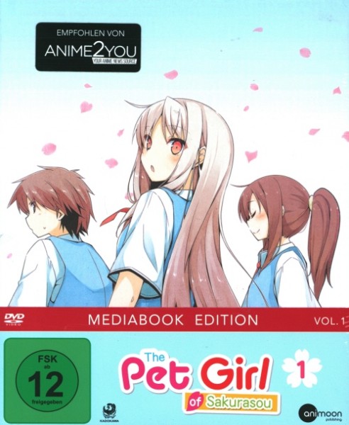 Pet Girl of Sakurasou Vol. 1 DVD (Limited Mediabook Edition mit Schuber)