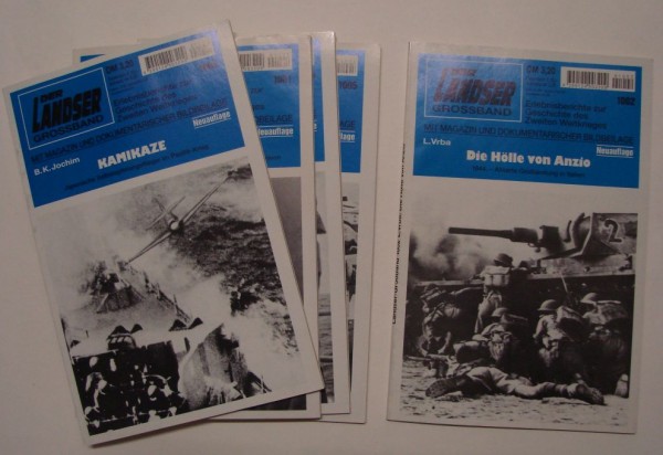 Landser Großband in 100er Paketen (Pabel) Nr. 1001-1100 zus. (Z0-1)