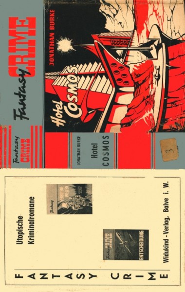 Fantasy Crime Leihbuch SU Hotel Cosmos (Widukind) nur Schutzumschlag