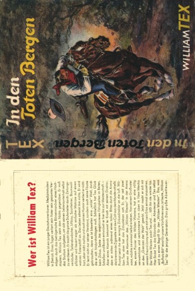 William Tex Leihbuch SU In den Toten Bergen (Hilgendorff) nur Schutzumschlag