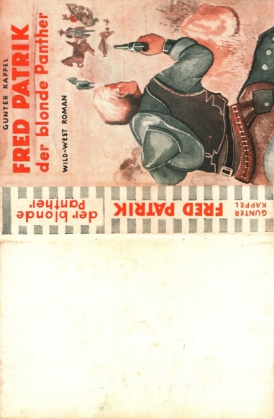 Blonde Panther LB SU Fred Patrick, der blonde Panther (Pfriem) Leihbuch nur Schutzumschlag