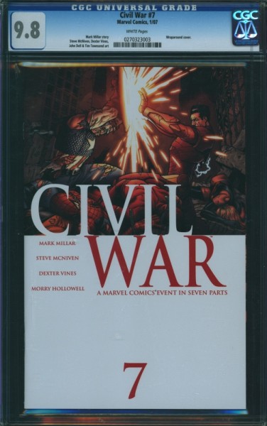 Civil War 7 CGC-Graded 9.8
