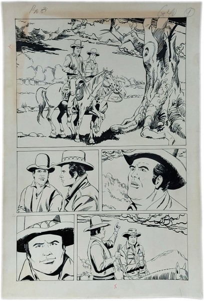 Originalzeichnung (1807) Bonanza 81 ÜF