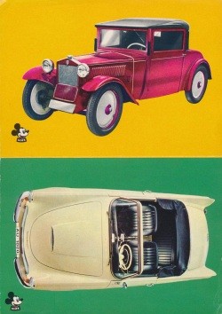 Micky Maus Klubartikel Autobilder Nr. 5-8,13-16,21-28