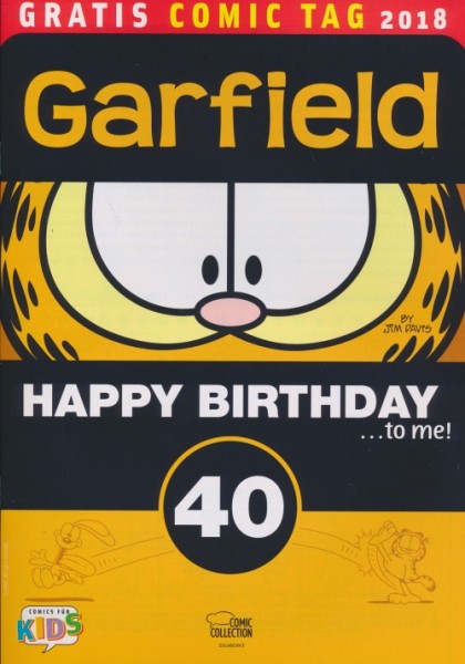 Gratis-Comic-Tag 2018: Garfield Happy Birthday