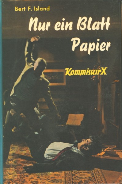 Kommissar X Leihbuch Nur ein Blatt Papier (Rekord)