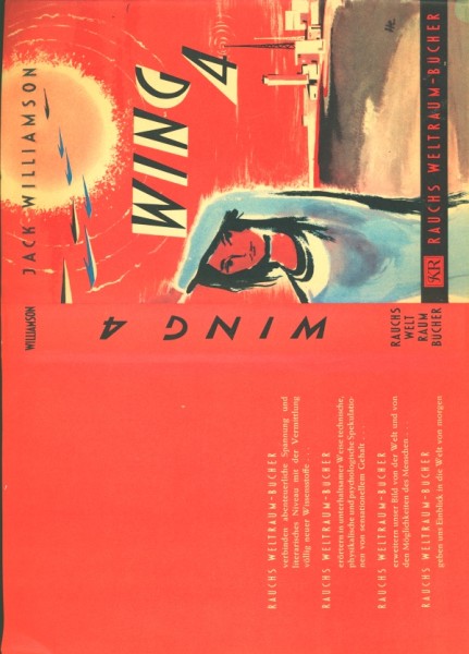 Rauchs Weltraum-Bücher Leihbuch SU Wing 4 (Rauch) nur Schutzumschlag