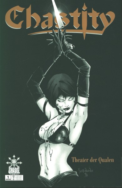 Chastity: Theater der Qualen (mg Publishing, Gb.) Variant Nr. 1 (s/w)