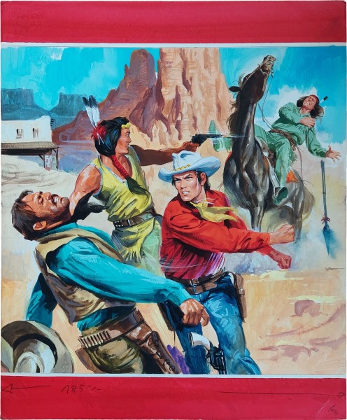 Originalzeichnung (1491) Lasso 452 ÜF