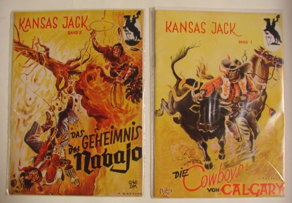 Kansas Jack (Dietsch) Nr. 1-75 kpl. + Sonderheft 1 (Z3)