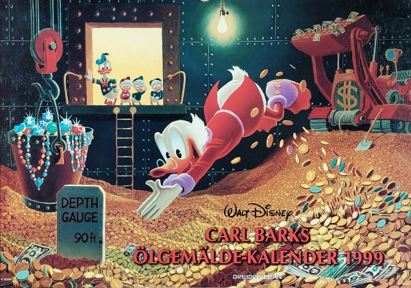 Carl Barks Ölgemälde-Kalender 1999