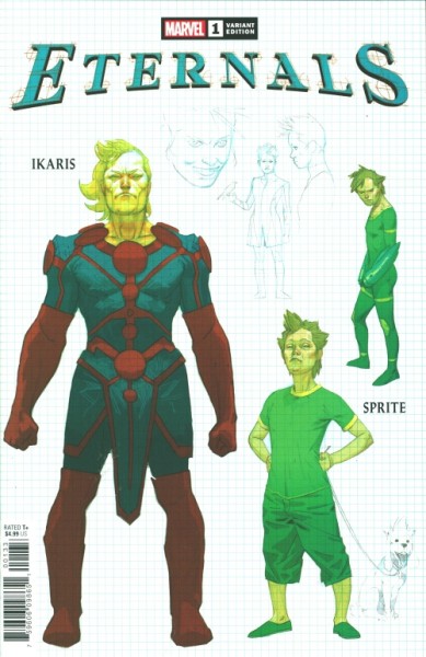 Eternals (2021) 1:10 Variant Cover 1