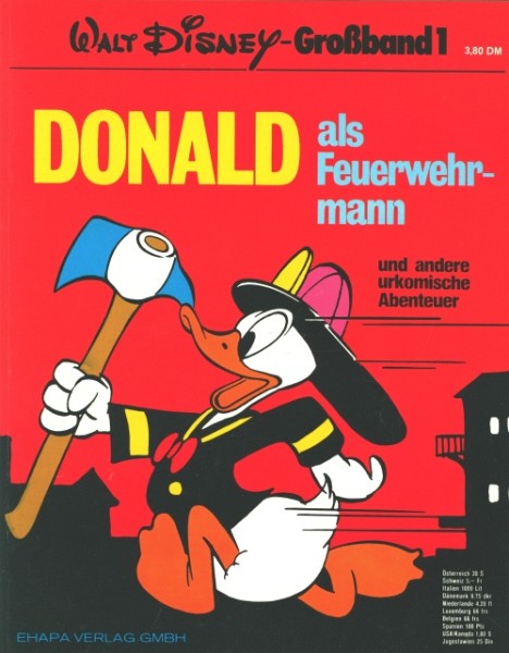 Walt Disney-Grossband (Ehapa, Br.) Nr. 1 Softcover