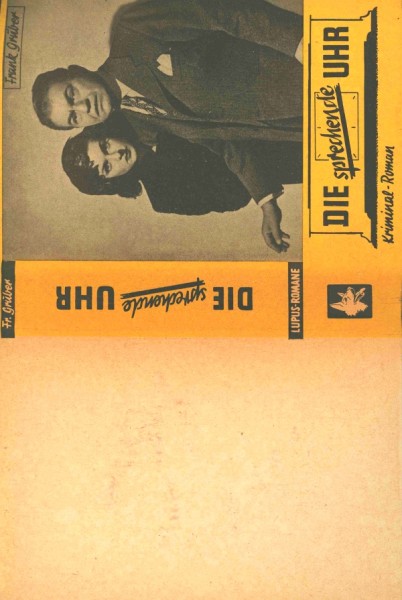 Gruber, Frank Leihbuch SU Sprechende Uhr (Lupus) nur Schutzumschlag