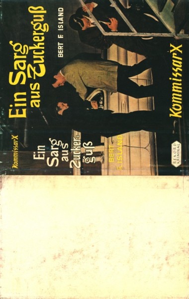 Kommissar X Leihbuch SU Ein Sarg aus Zuckerguß (Rekord) nur Schutzumschlag