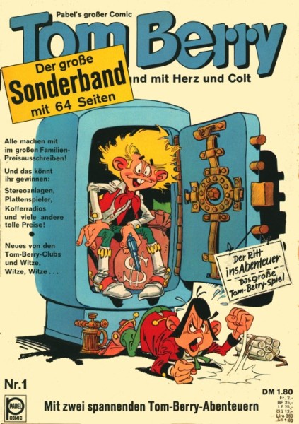 Tom Berry Sonderband (Pabel, Gb.) Nr. 1-2