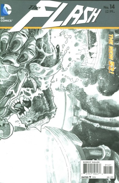 Flash (2011) 1:25 Variant Cover 14