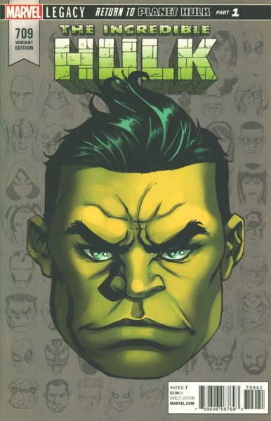 Incredible Hulk (2017) 1:10 Variant Cover 709