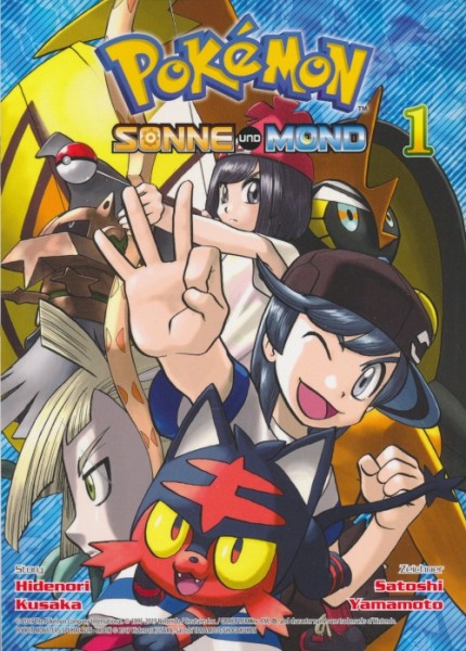 Pokemon - Sonne und Mond (Planet Manga, Tb.) Nr. 1-3