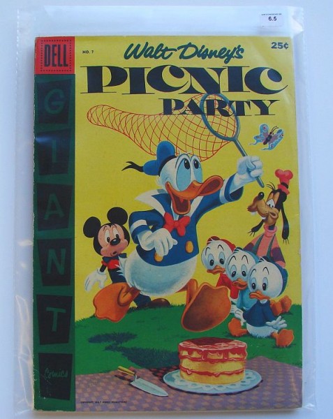 Dell Giant Comics - Picnic Party Nr.7 Graded 6.5