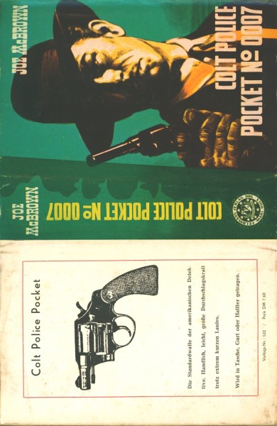McBrown, Joe Leihbuch SU Colt Police Pocket No 0007 (Feldmann) nur Schutzumschlag