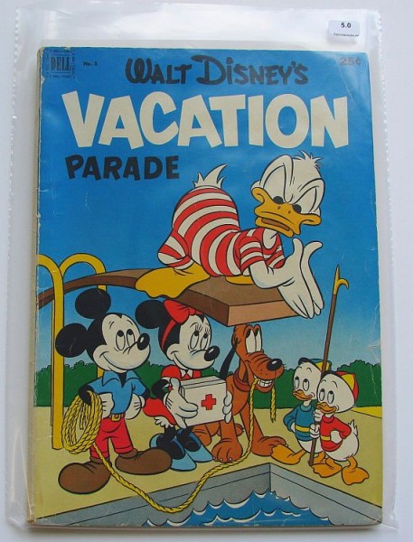 Dell Giant Comics - Vacation Parade Nr.3 Graded 5.0