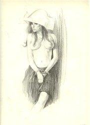 Originalzeichnung Erotische Pin-ups (Bild 049)