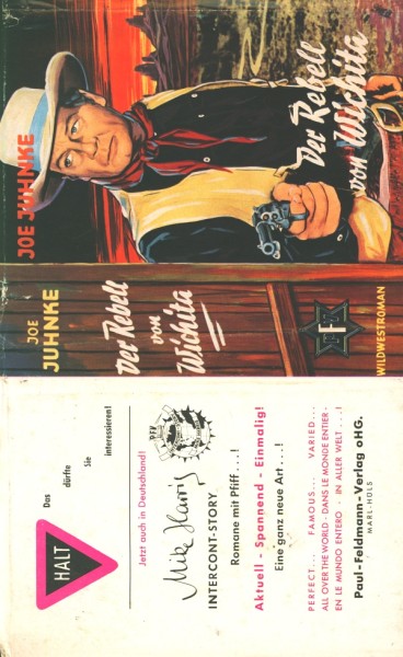 Juhnke, Joe Leihbuch SU Rebell von Wichita (Feldmann) nur Schutzumschlag