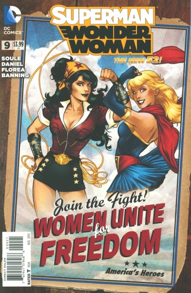 Superman/Wonder Woman (2013) Bombshells Variant Cover 9