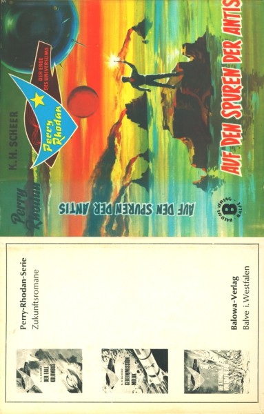 Perry Rhodan Leihbuch SU Auf den Spuren der Antis (Balowa) nur Schutzumschlag