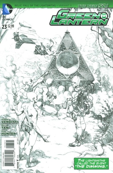 Green Lantern (2011) 1:25 Variant Cover 23