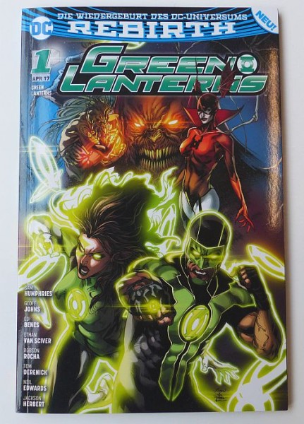 Green Lanterns (Panini, Br., 2017) Nr. 1-10 kpl. (Z1)