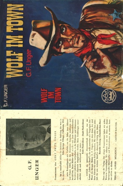 Unger, G.F. Leihbuch SU Wolf im Town (Mülbüsch) nur Schutzumschlag
