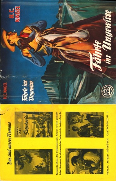 Nagel, H.C. Leihbuch SU Fährte ins Ungewisse (Mülbüsch) nur Schutzumschlag