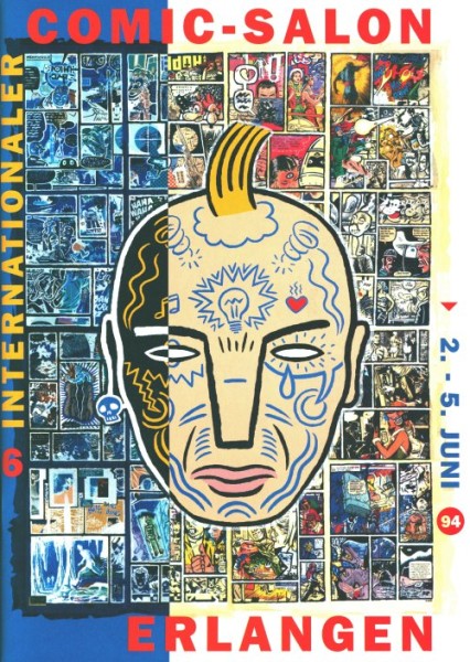 Comic Salon Erlangen (Zeitschrift,GbÜ.) Programm 6. Comic Salon 1994