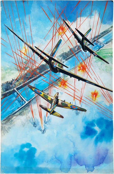 Originalzeichnung (1646) Landser ÜF