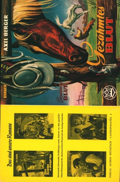 Berger, Axel Leihbuch SU Gezähmtes Blut (Mülbüsch) nur Schutzumschlag