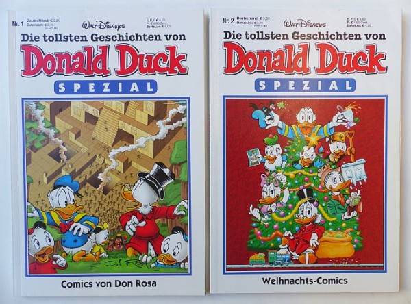 Tollsten Geschichten von Donald Duck Spezial (Ehapa, Br.) Nr. 1-19 zus. (Z0-2)