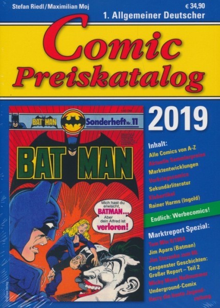 Comic-Preiskatalog 2019 SC