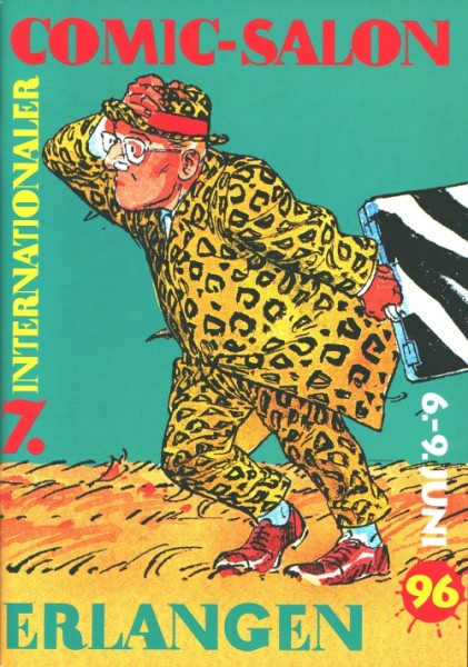 Comic Salon Erlangen (Zeitschrift,GbÜ.) Programm 7. Comic Salon 1996