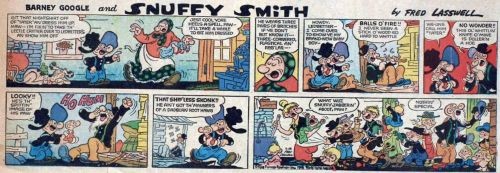 Zeitungsstrip (0887) Barney Google and Snuffy Smith