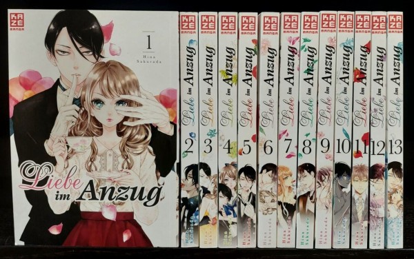 Liebe im Anzug (Kaze, Tb.) Nr. 1-13 kpl. (neu)
