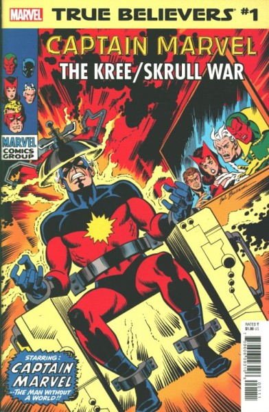 True Believers: Captain Marvel - The Kree/Skrull War 1