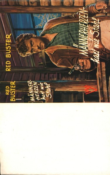 Buster, Red Leihbuch SU Männerherzen - hart wie Stahl (Wiesemann) nur Schutzumschlag